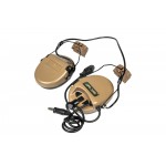 Наушники активные Z156 zSordin Headset with Adapter for FAST Helmets - Dark Earth [Z-Tactical]